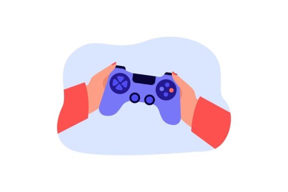 Download Gamers Hands Holding Gamepad to Play Vid - Gamers Collection