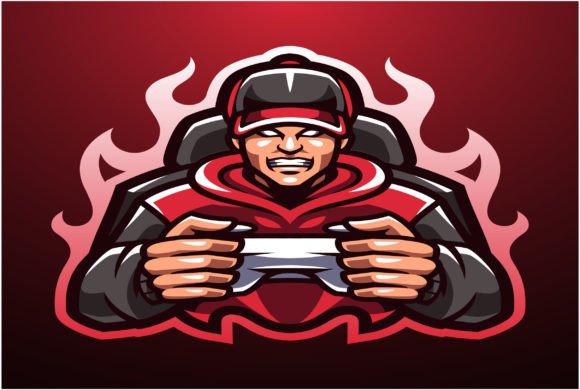 Download Gamers Esport Mascot Logo Design - Gamers Collection