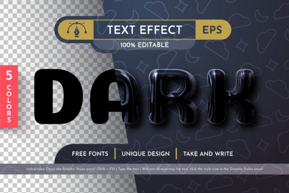 Download 5 Plastic Editable Text Effects - Plastic Collection